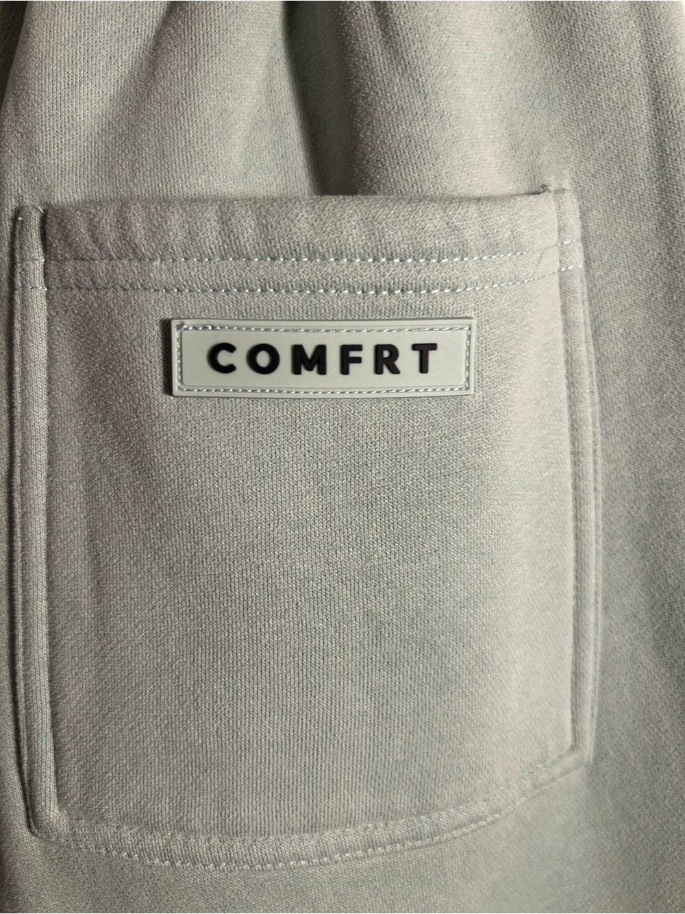 COMFRT Sage Green Cloud Fleece Joggers Sweatpants Unisex XL Zipper Pocket